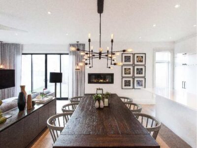 elegant dining area